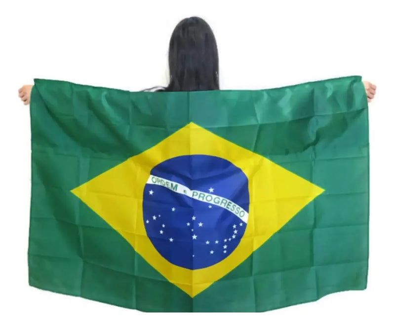 Brasil Bandeira Grande Simples 3 x 5 ft