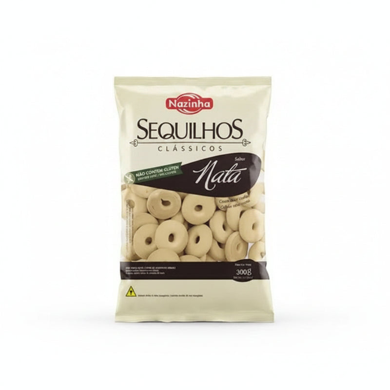 Nazinha Sequilhos sabor Nata 300g