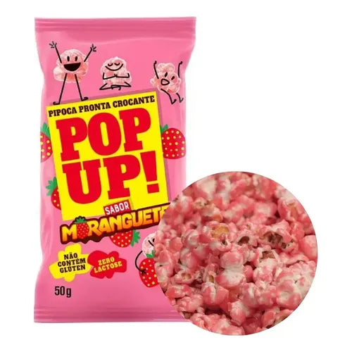 Bel Pipoca Moranguete Pop Up 50g