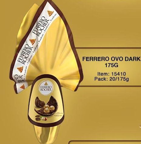Ferrero Rocher Ovo de Páscoa Dark 175g
