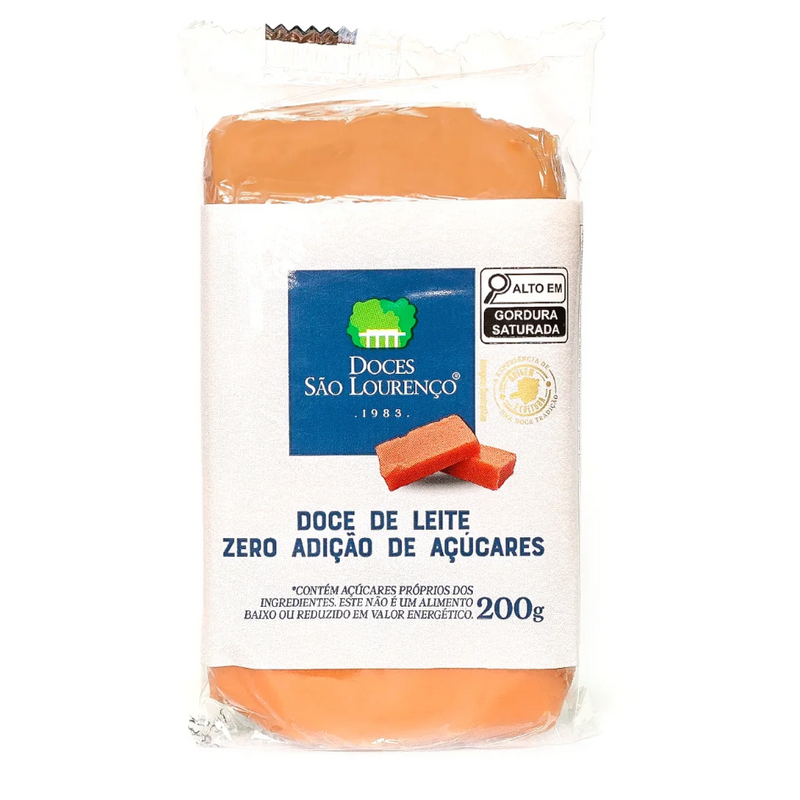 Sao Lourenco Doce de Leite Zero Adicao de Acucares 200g