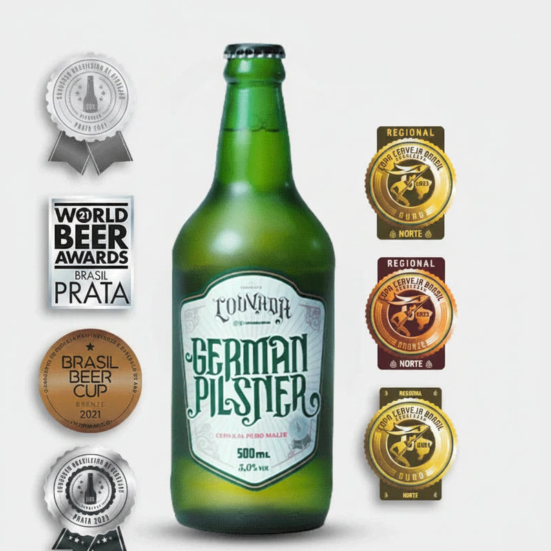 Louvada Cerveja German Pilsner 500ml