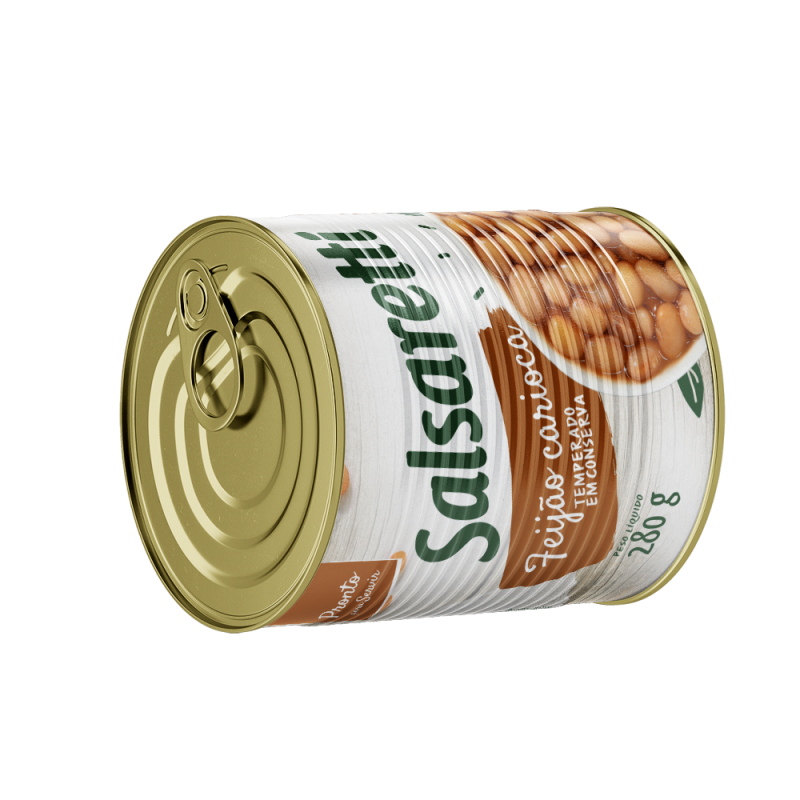 Salsaretti Feijao Carioca Temperado em Conserva 280g
