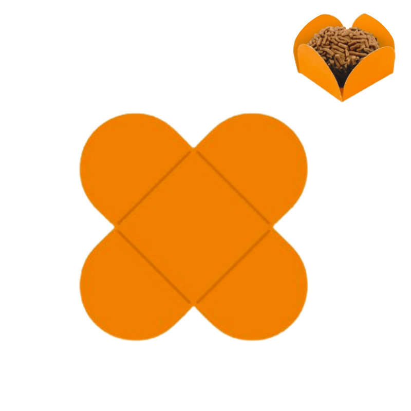 Forminha Caixinha Mini 4 Petalas