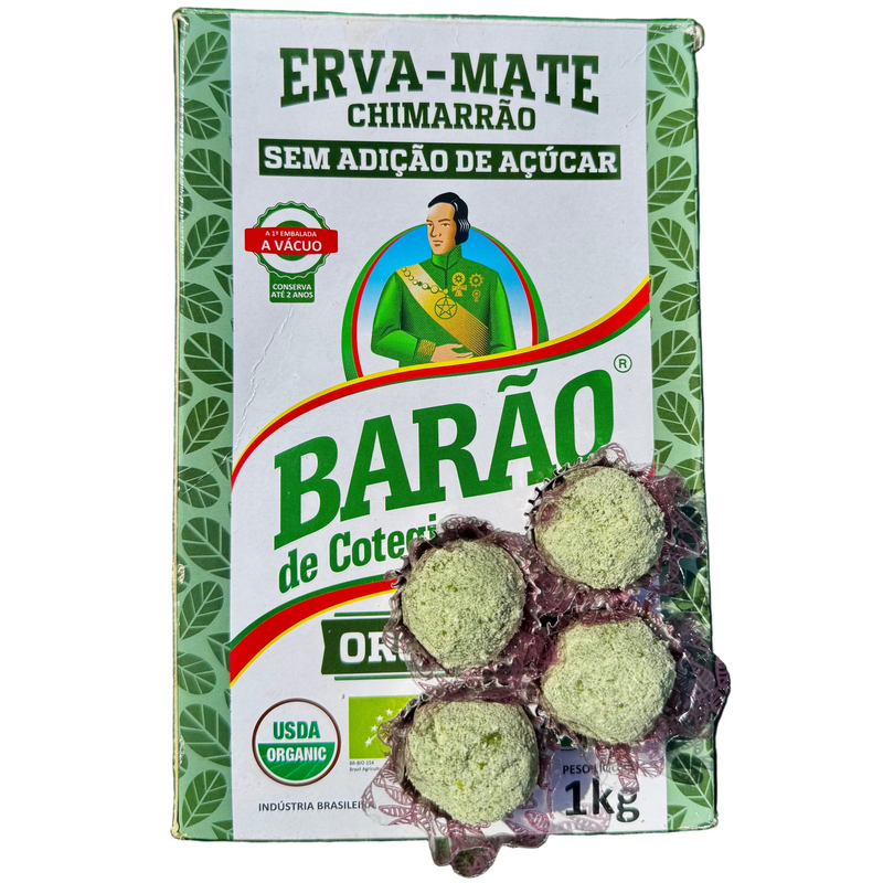 Docinhos Caixa Brigadeiro de Erva-Mate 4 unidades