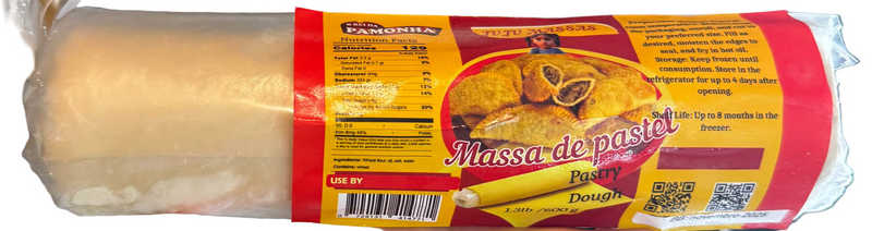 O Rei Da Pamonha Massa de Pastel Congelada 600g