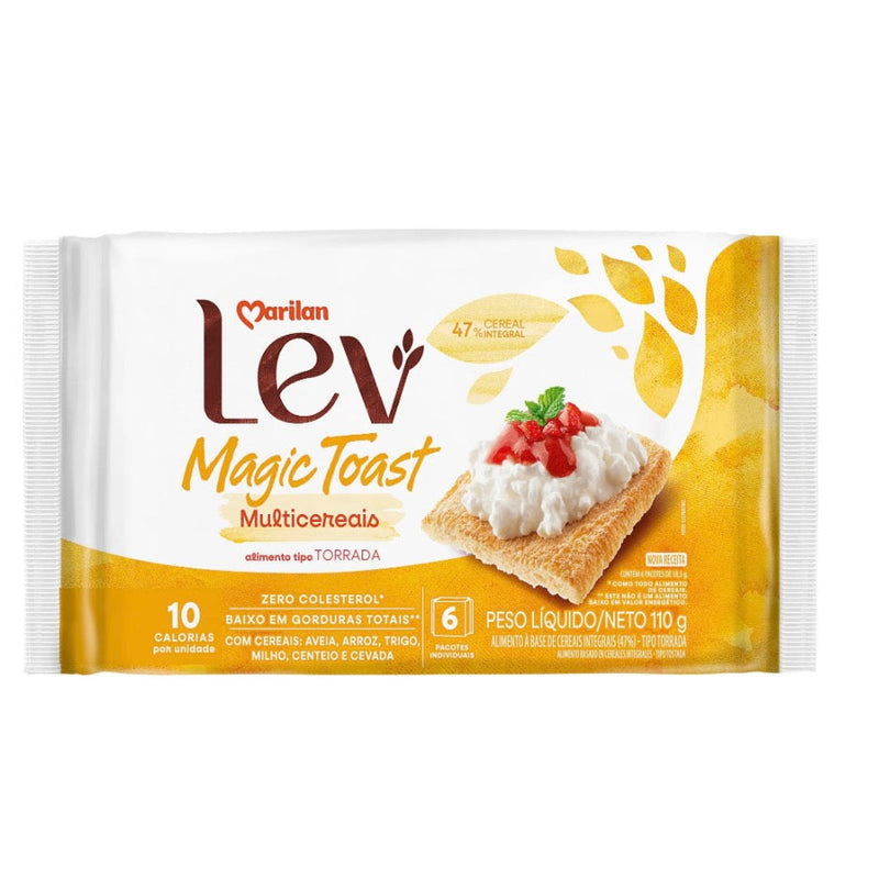 Marilan Torrada Lev Magic Toast Multicereais 110g - Hi Brazil Market