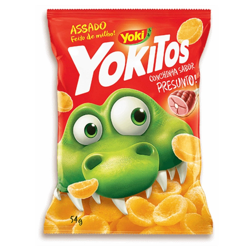 Yoki Yokitos Salgadinho Conchinha sabor presunto 54g