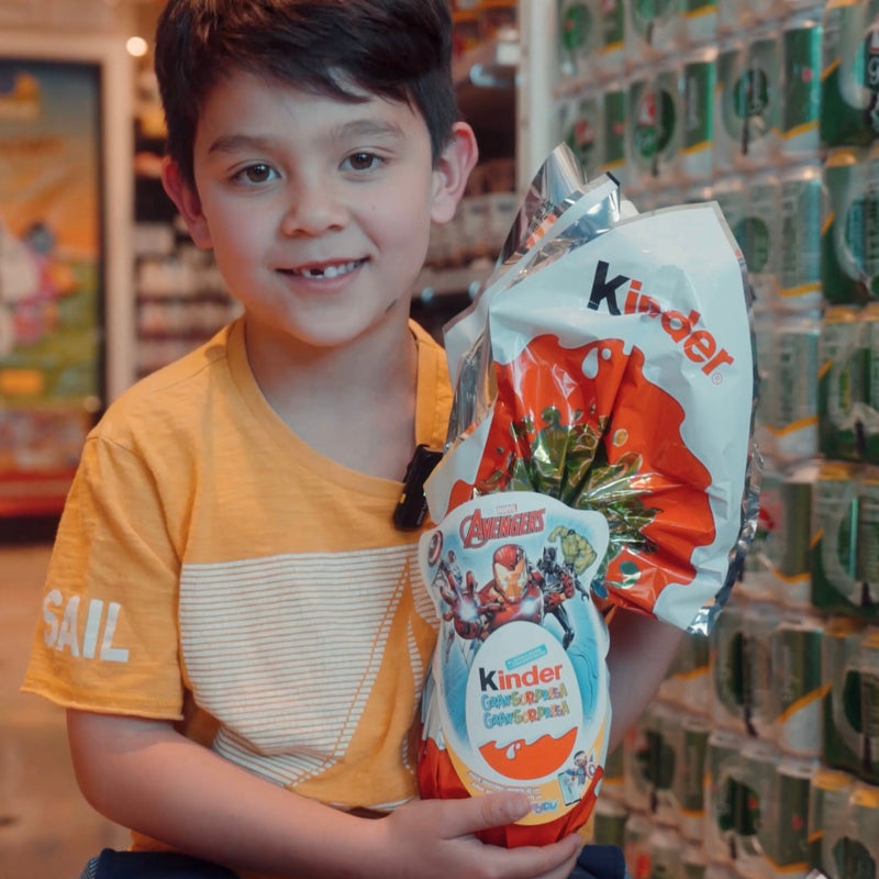 Kinder Ovo de Pascoa Edicao 2025 GranSurpresa Avengers 150g