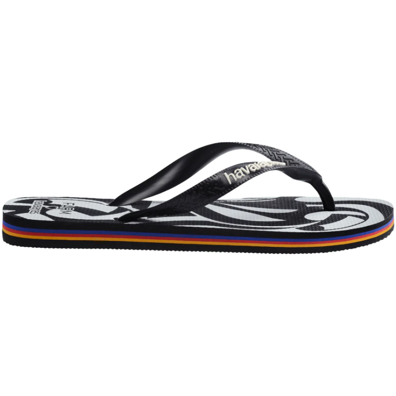 Havaianas Chinelo Farm Tucano Preto e Branco