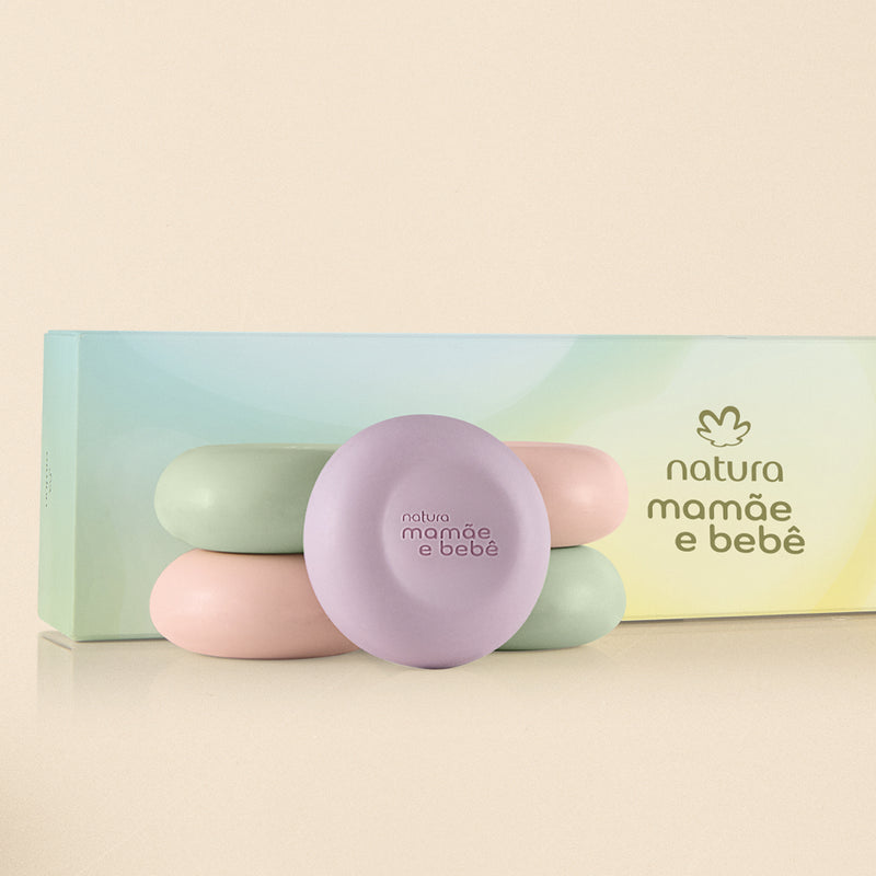 Natura Mamae e Bebe Minissabonetes em Barra Sortidos 5 unidades