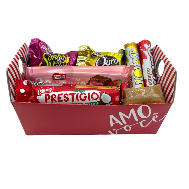 Valentine's Day Decorated Basket (I Love You)