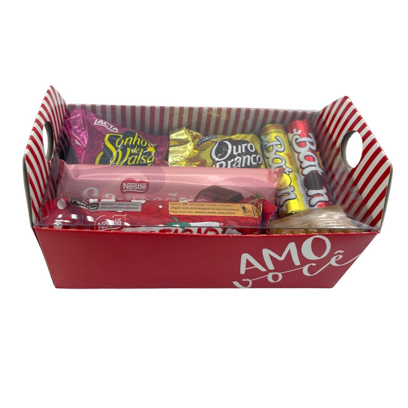 Valentine's Day Decorated Basket (I Love You)