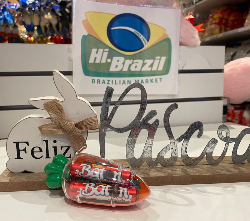 Pascoa Cenoura com Baton ao Leite