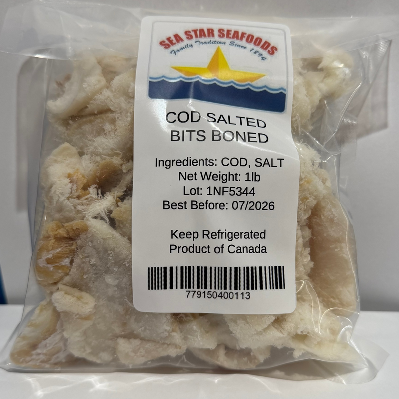 Sea Star Seafoods Salted Codfish Bits 1lb