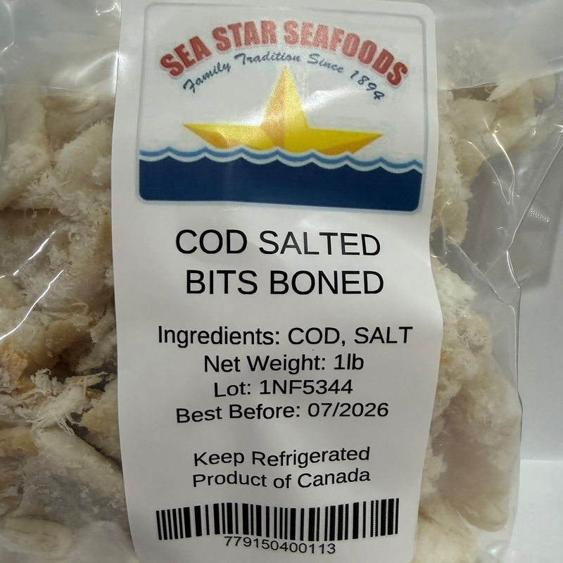Sea Star Seafoods Salted Codfish Bits 1lb
