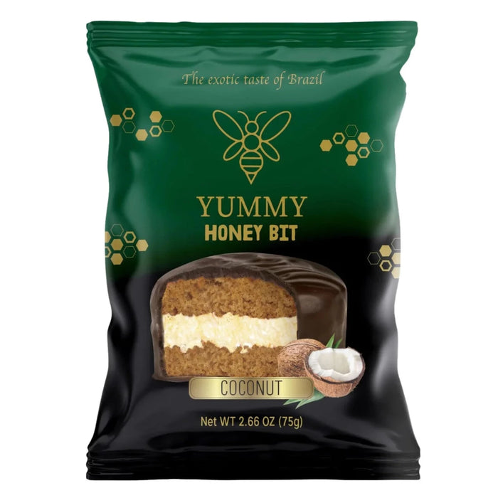 Yummy Honey Bit Pao de Mel Recheio Beijinho (Coco) 75g