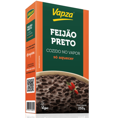 Vapza Steamed Black Beans 500g