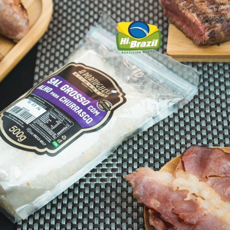 A Portuguesa Sal Grosso com Alho 500g