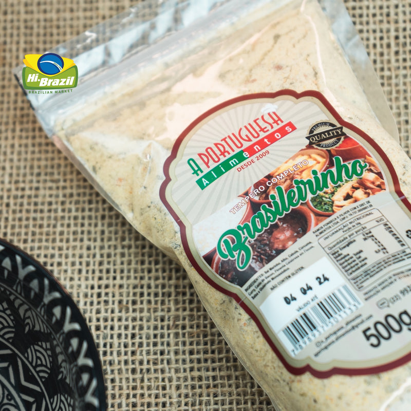 A portuguesa Sal Temperado Brasileirinho 500g