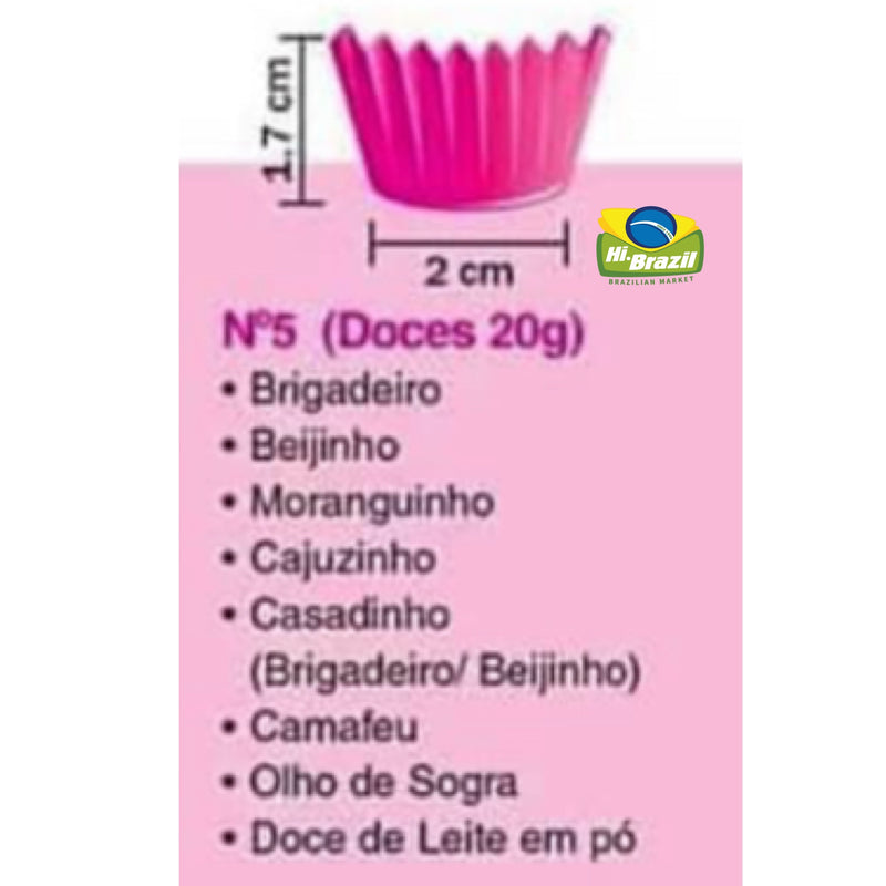 Forminha Laminada para Docinhos Tamanho 5