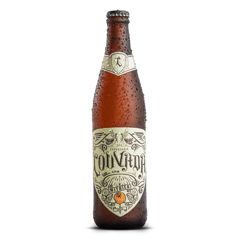 Louvada Cerveja Witbier 500ml - Hi Brazil Market
