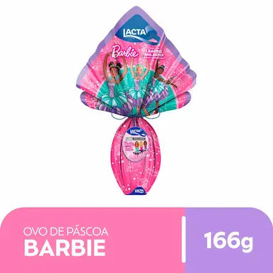 Lacta Ovo de Pascoa Barbie 166g