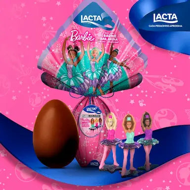 Lacta Ovo de Pascoa Barbie 166g
