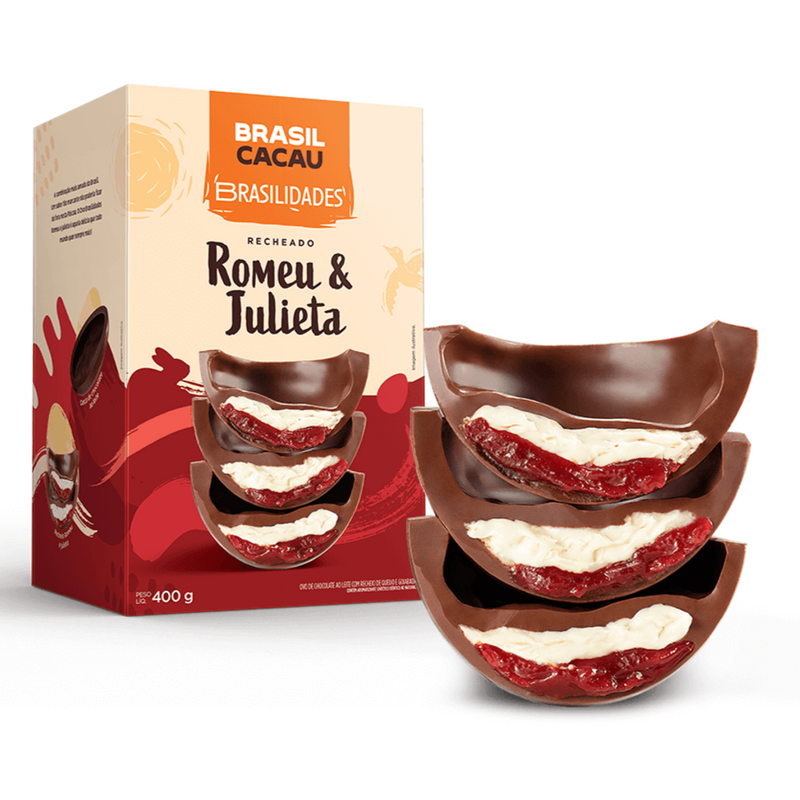 Brazil Cacau Romeo and Juliet Easter Egg 400g 