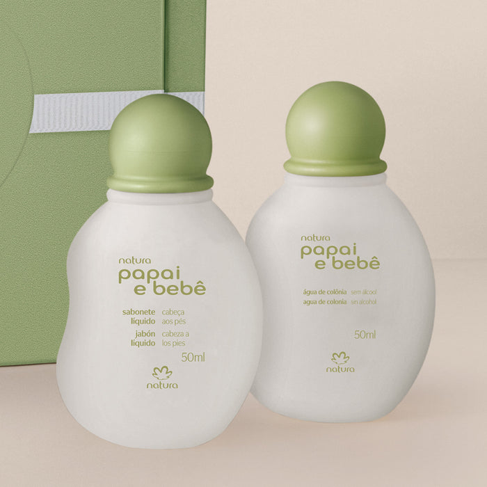 Natura Papai e Bebe Kit 2 Colonias de 50ml cada