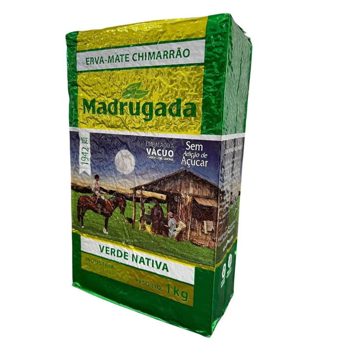 Madrugada Erva Mate Verde Nativa 1Kg - Mate Herb Nativa