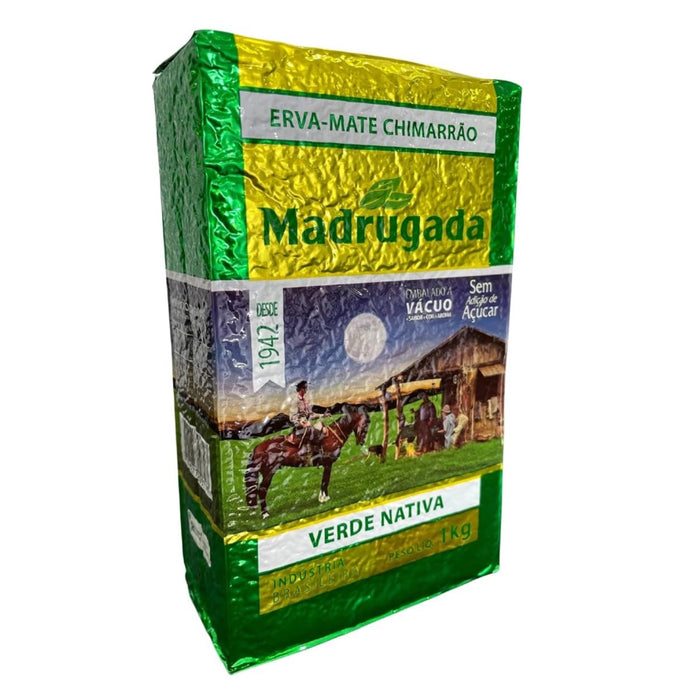 Madrugada Erva Mate Verde Nativa 1Kg - Mate Herb Nativa