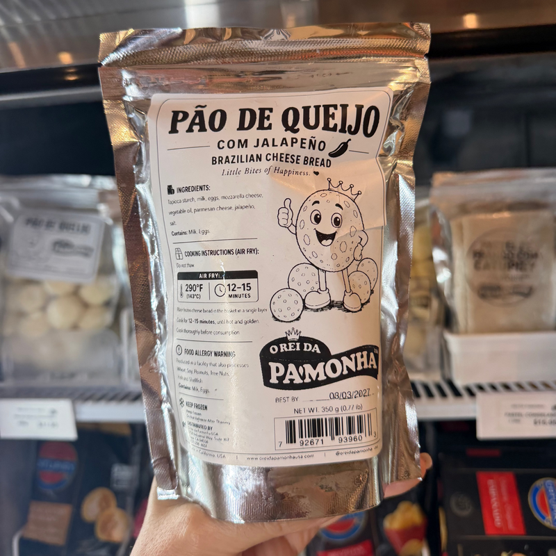 O Rei da Pamonha Jalapeño Cheese Bread Cocktail Size 340g