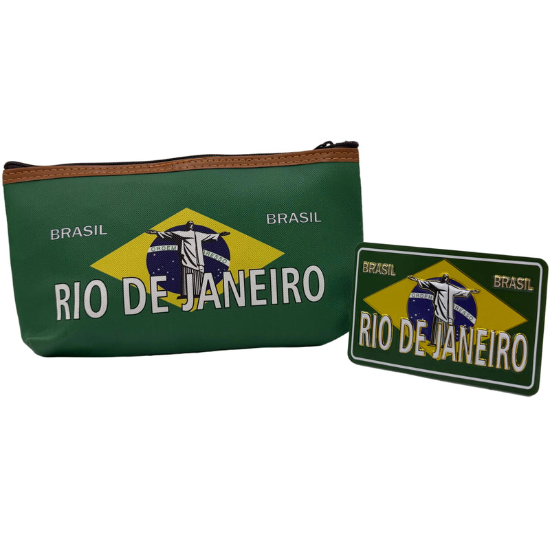 Brasil Conjunto Rio de Janeiro Nécessaire e Ímã