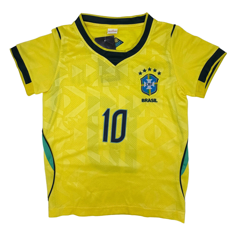 Brasil Conjunto Infantil Neymar Jr Versao Fa Copa 2026