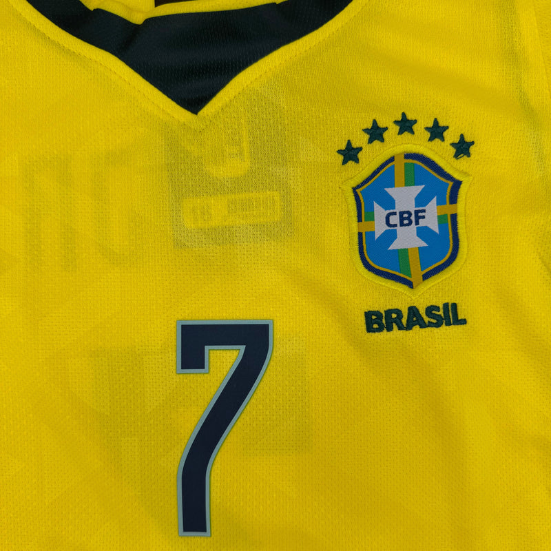 Brasil Conjunto Infantil Vini Jr Versao Fa Copa 2026