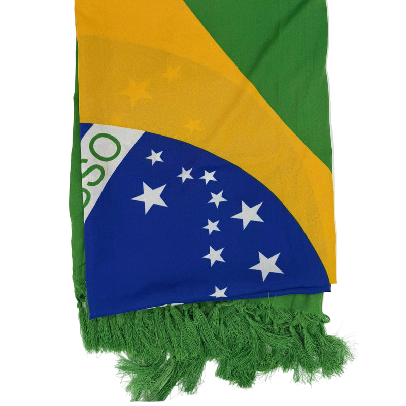 Brazil Cangá Brazilian flag with fringe