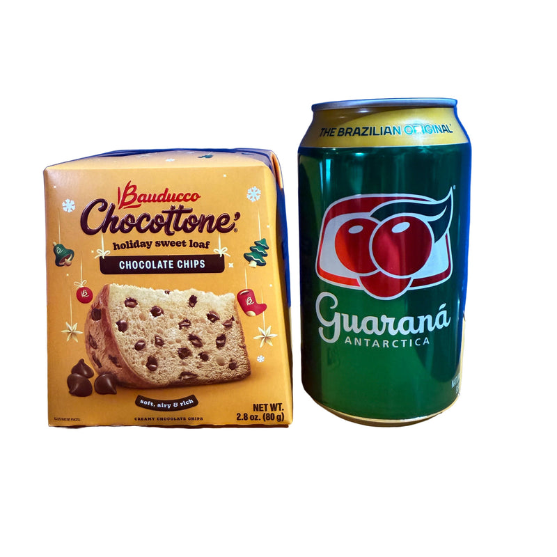 Bauducco Mini Panettone Gotas de Chocolate e Guarana Antactica