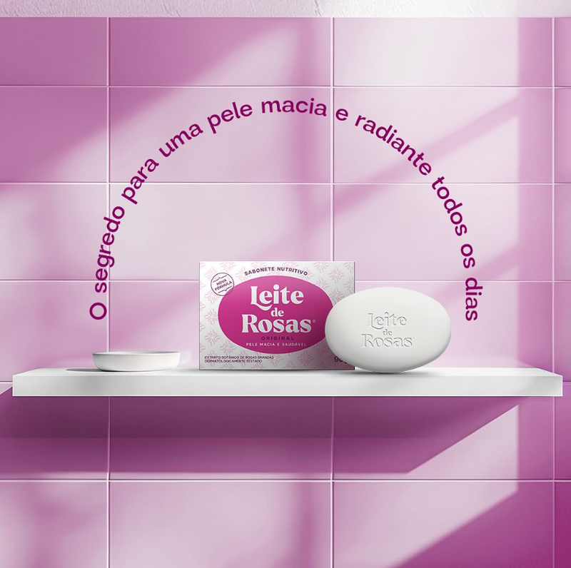 Rose Milk Traditional Bar Soap 90g 