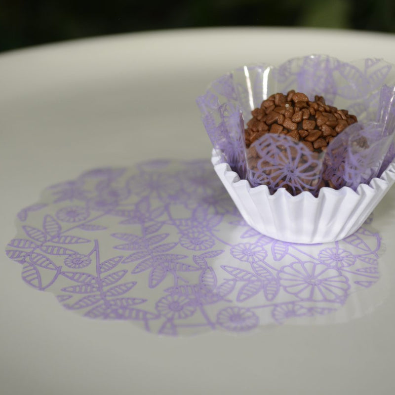 Tapetinho Fundo Plastico para Forminha de Docinhos #7