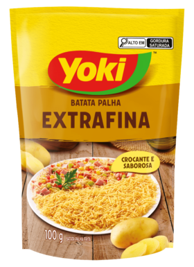 Yoki Batata Palha Extra Fina 100g - Extra Thin Shoestring Potato