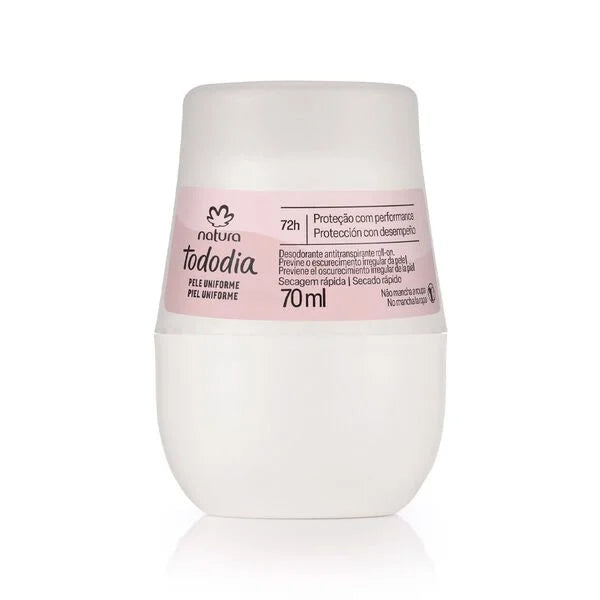 Natura TodoDia Even Skin Deodorant Roll-on 70ml - Antiperspirant