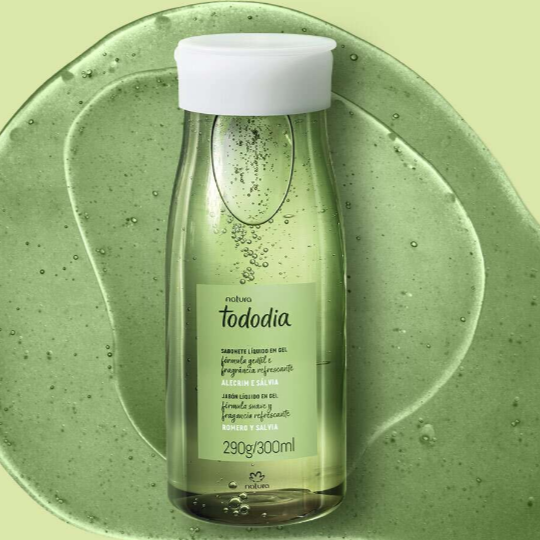 Natura Tododia Sabonetes Liquido Alecrim e Salvia 300ml