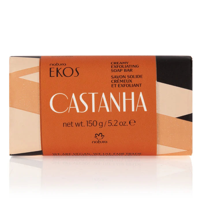 Natura Ekos Sabonete Castanha em Barra Esfoliante 150g