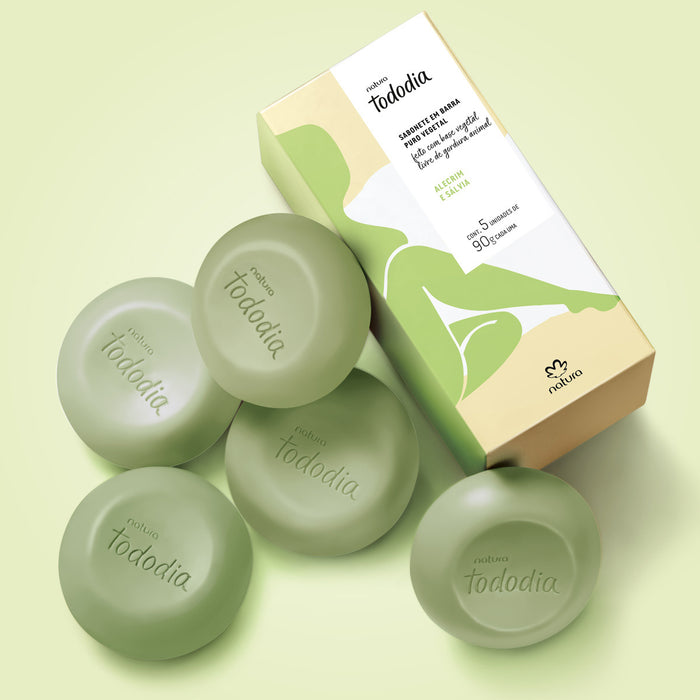 Natura Tododia Sabonetes Alecrim e Salvia 5 unid