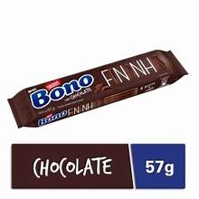 Nestle Bono Biscoito Fininho Recheado Chocolate 57g
