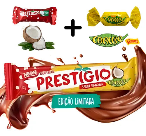 Nestle Prestigio e Garoto Caribe 33g