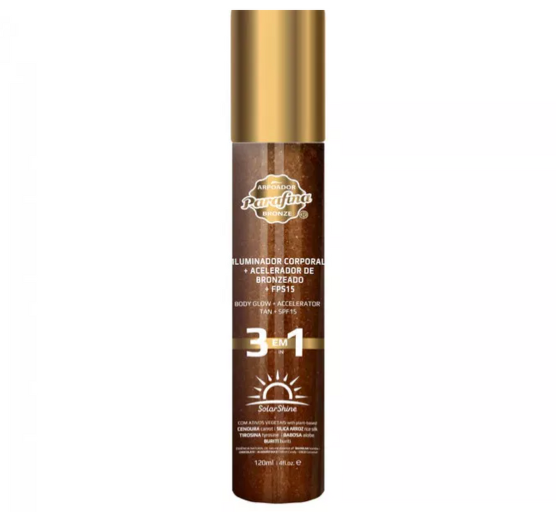 Paraffin Bronze Solar Shine 3-in-1 Glow SPF 15 120ml