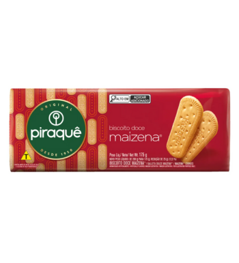 Piraque Biscoito de Maizena 175g