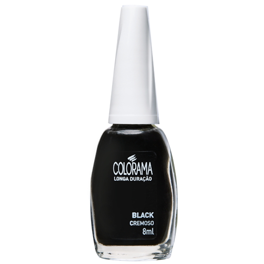Colorama Black Nail Polish 8ml